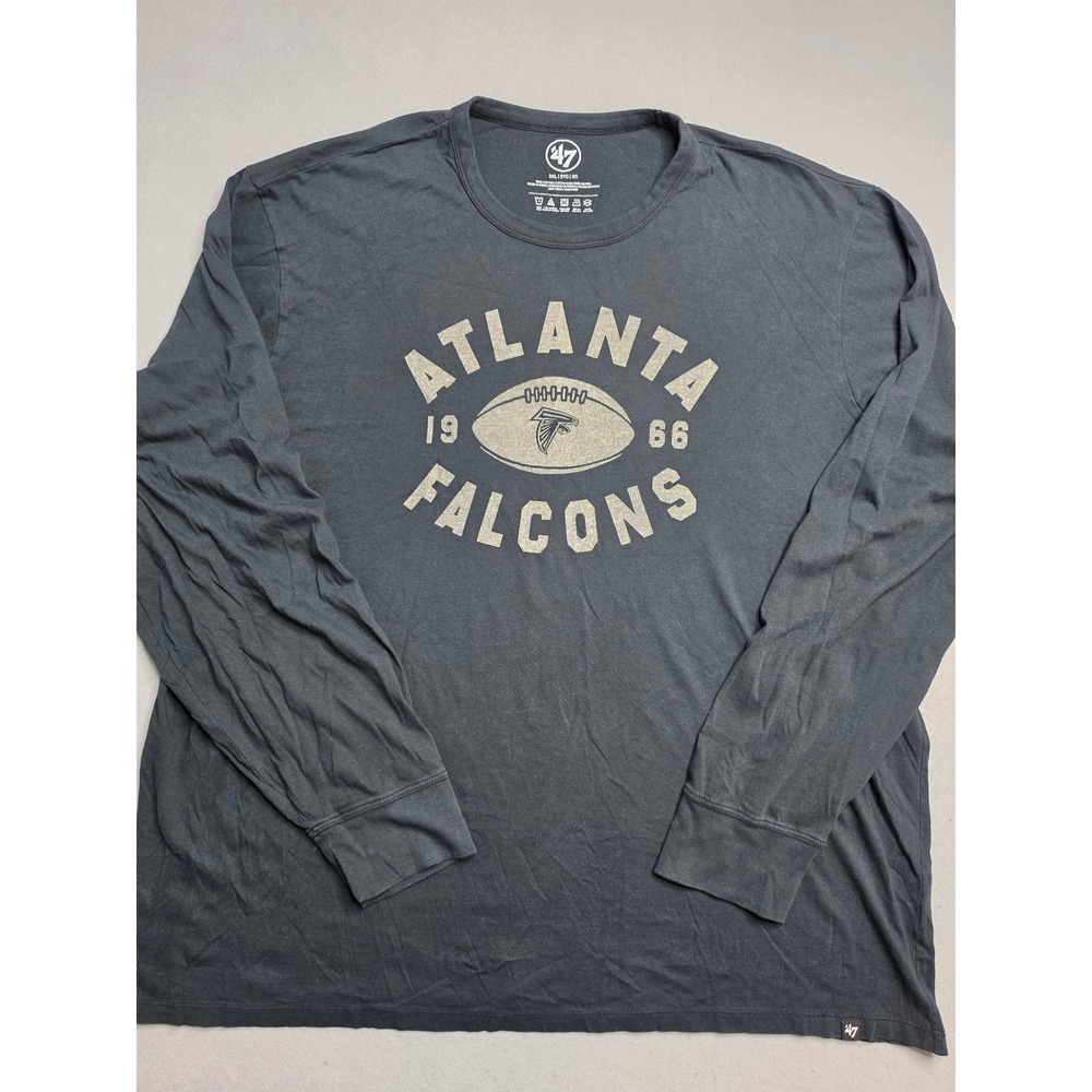 '47 Atlanta Falcons Football Shirt Men's‎ 3XL Black Cotton Performance Outdoor